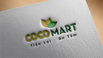 Thiết kế logo siêu thị mini COCO mart