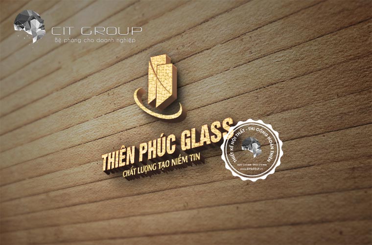 Thiết kế logo công ty Thiên Phúc Glass