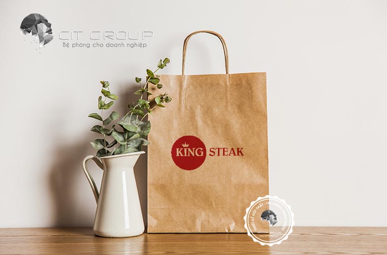 Thiết kế logo King Steak