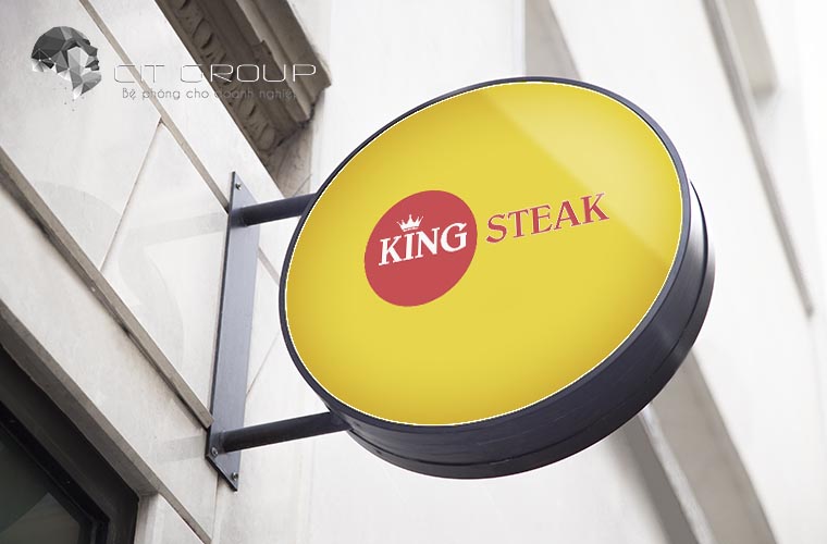 Thiết kế logo King Steak