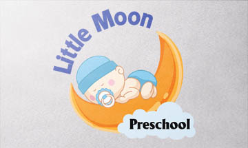 Thiết kế logo trường mầm non Little Moon