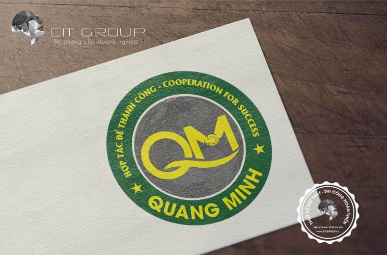Thiết kế logo công ty Quang Minh