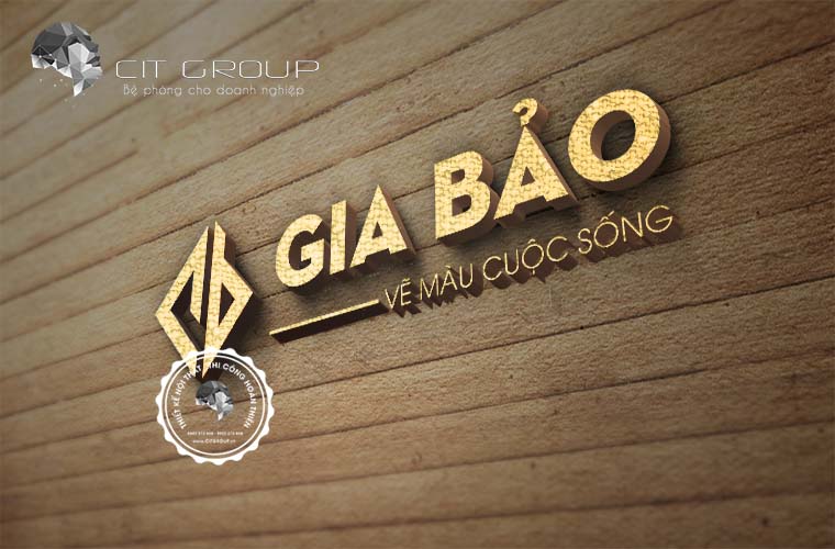 Thiết kế logo công ty Sơn Gia Bảo