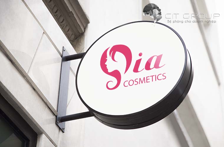 Thiết kế logo shop SIA Cosmetics