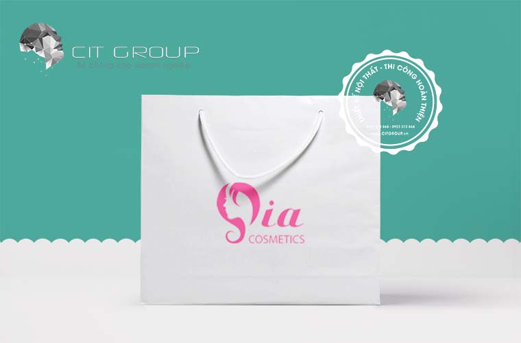 Thiết kế logo shop SIA Cosmetics