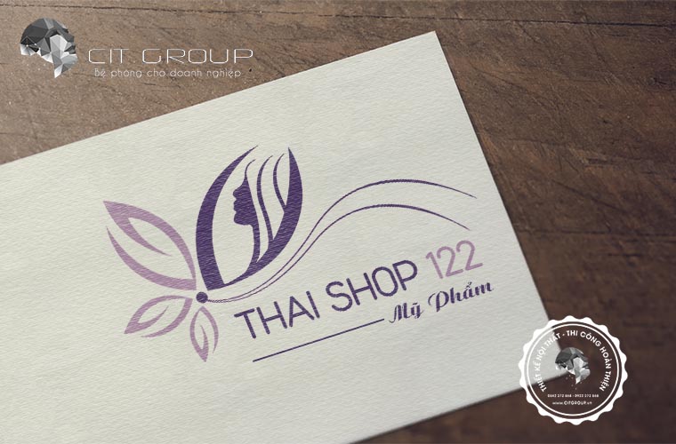 Thiết kế logo shop mỹ phẩm Thái 122