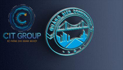 Thiết kế logo công ty xây dựng Quảng Biên Hòa