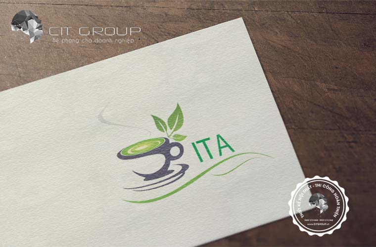 Thiết kế logo trà sữa ITA