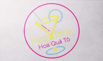 Thiết kế logo Trái Cây Tô Pink