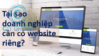 Tại sao mỗi doanh nghiệp cần có 1 website riêng của mình?